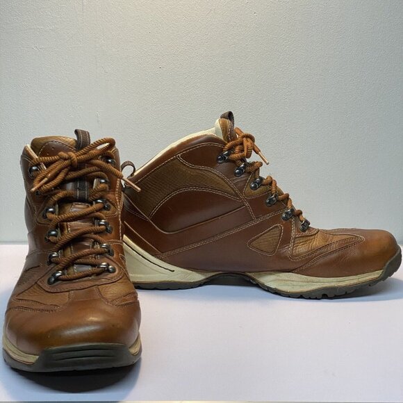 Rockport Other - Rockport Mens Size 12 Boots Brown Leather Waterproof Hydro Shield Ankle EU 46.5